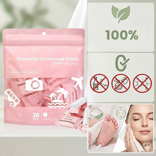 PureTowel™ Einweg-Reisehandtücher – Hygienische Frische Für Unterwegs