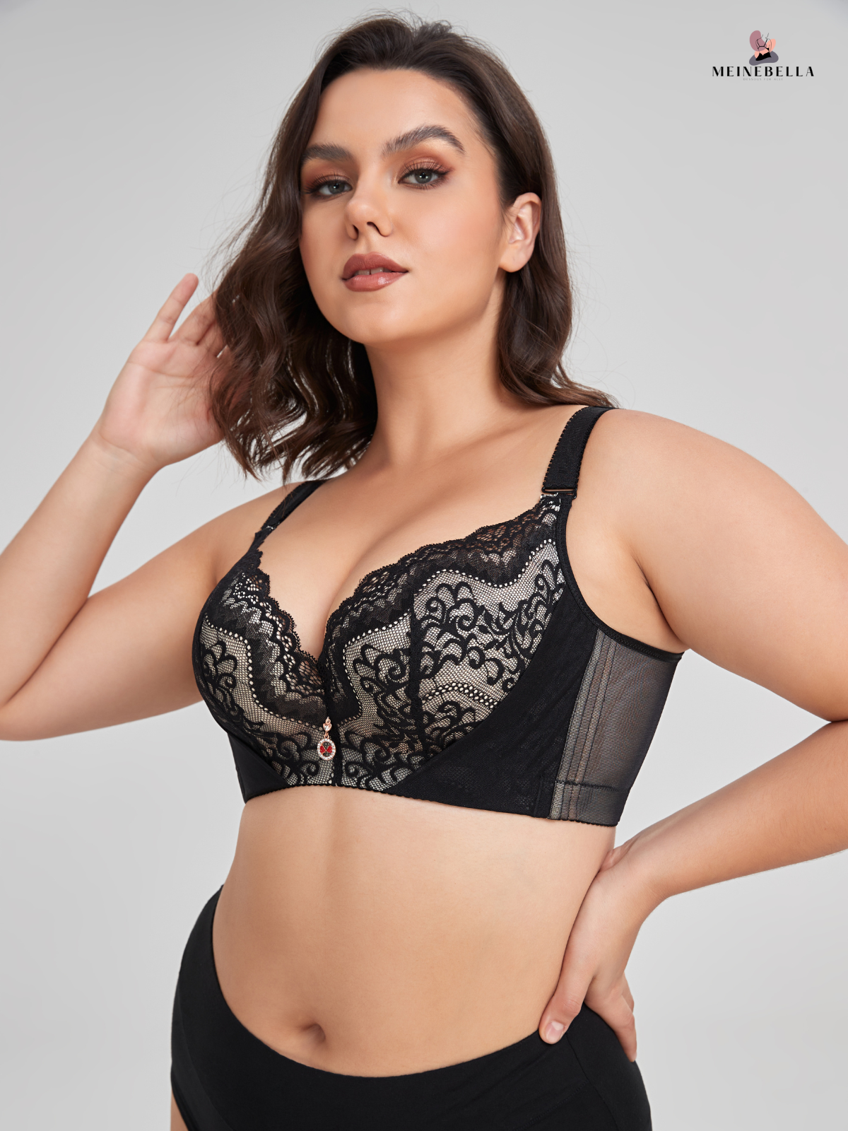 Meinebella™ | Push-Up BH mit Spitze