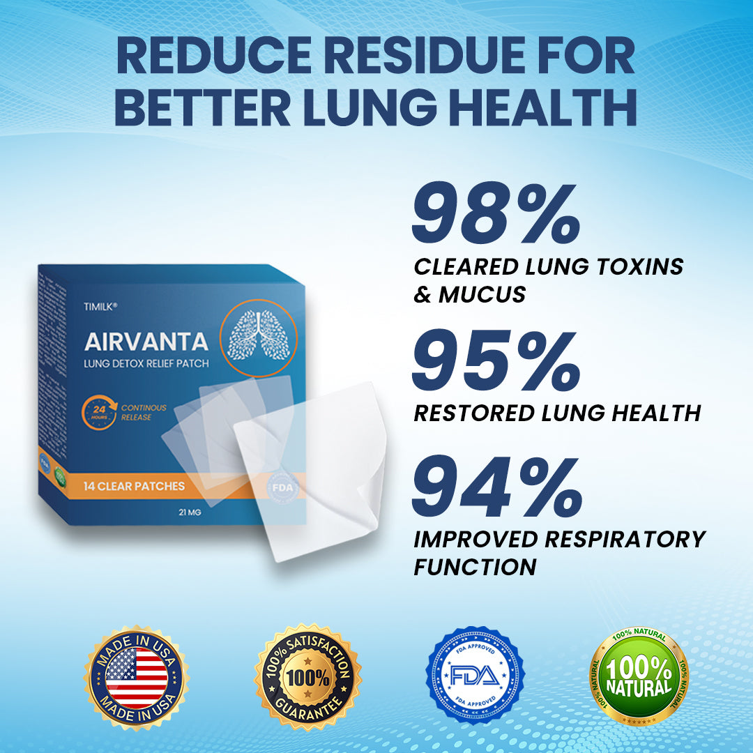 ViraLung™ Lung Detox Relief Patch – Für freie Atemwege & gesunde Lungenfunktion