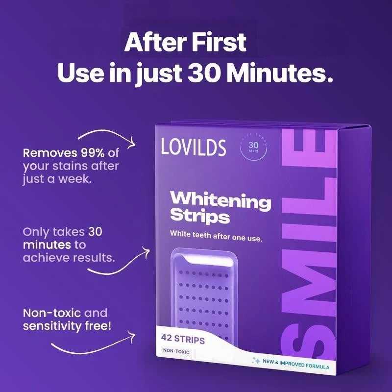 SmileViolet™ Purple Whitening Strips – Für Ein Sichtbar Strahlenderes Lächeln