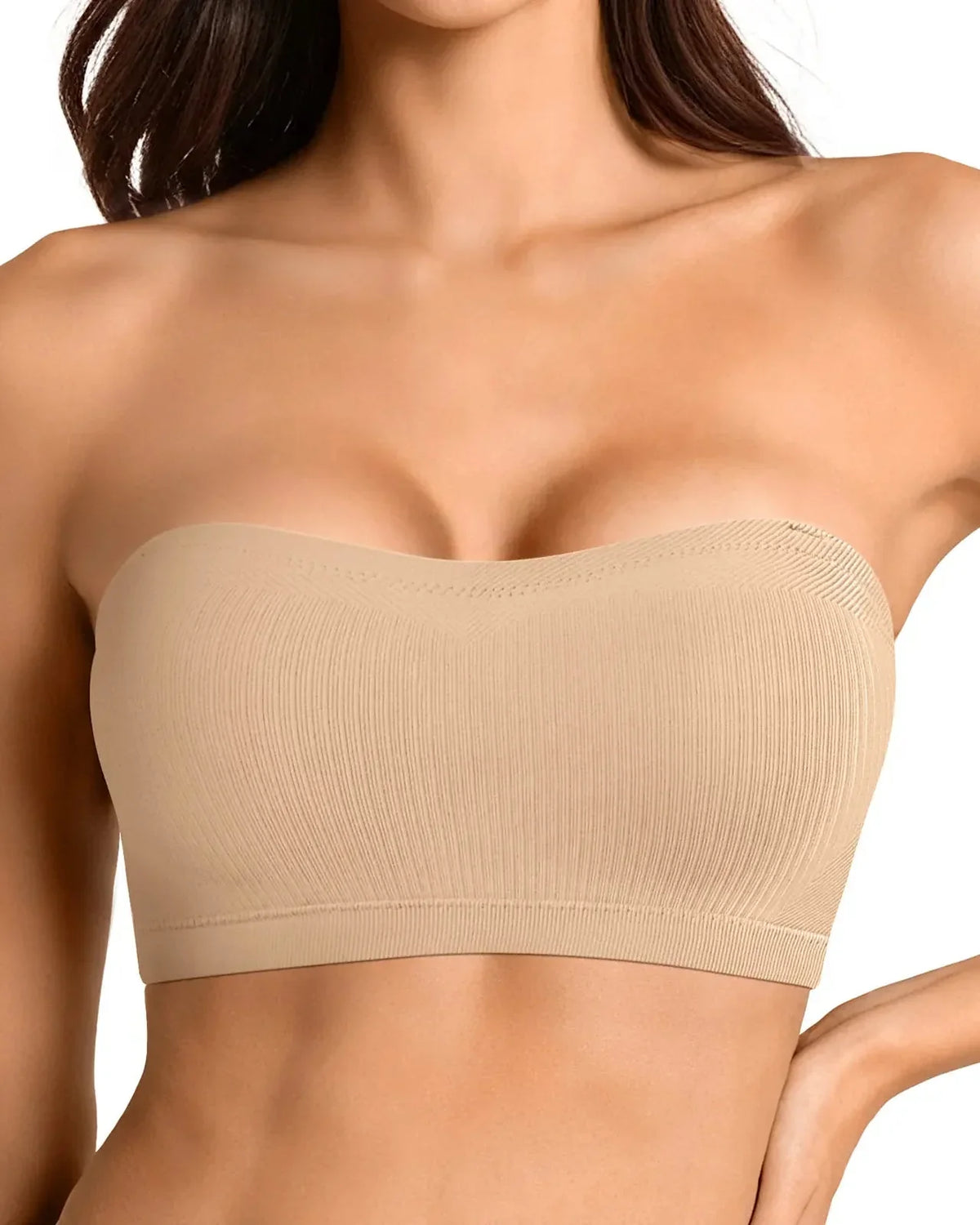 CurveStay™ Multiway-Bandeau-BH – Nahtloser Halt, Push-up-Effekt & maximaler Komfort
