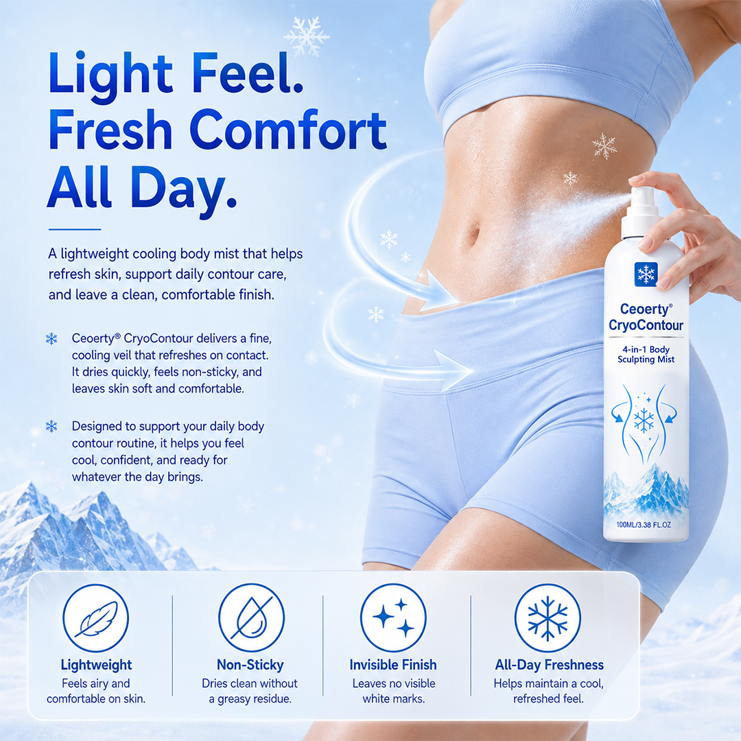 SculptFrost™ 4-in-1 Körperformungs-Spray – Körperkonturen definieren, Fettabbau unterstützen & kühlende Frische genießen