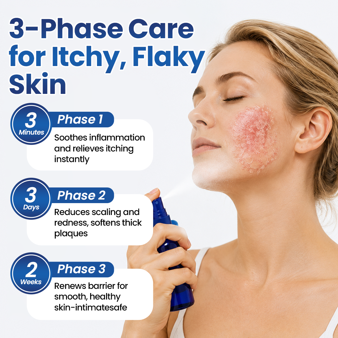 PsoriaVelle™ No-Rub Psoriasis Spray – Gezielte Pflege bei Juckreiz & Schuppen