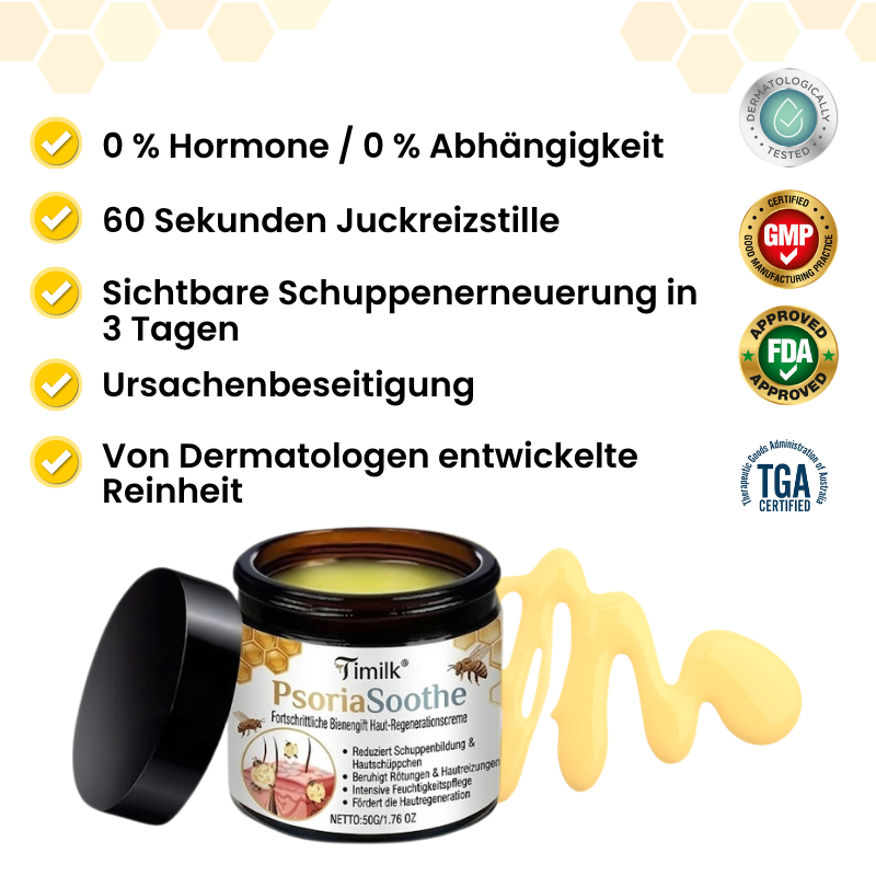 Timilk® | PsoriaSoothe Fortschrittliche Bienengift Haut-Regenerationscreme