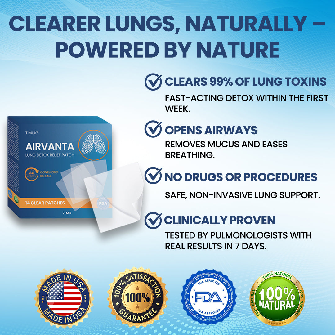 ViraLung™ Lung Detox Relief Patch – Für freie Atemwege & gesunde Lungenfunktion