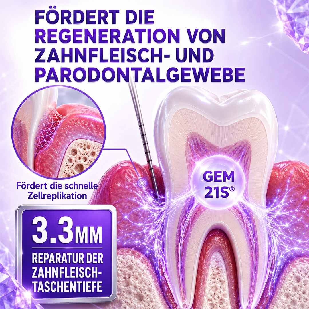 OralVera™ Gingivitis- & Parodontitis-Pflege-Zahnpasta – Zahnfleisch stärken, Zahnfleischbluten reduzieren & Mundgesundheit unterstützen