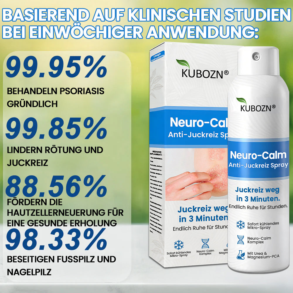 KUBOZN® | Magnesium Kräuter-Spray für Psoriasis-neigende Haut