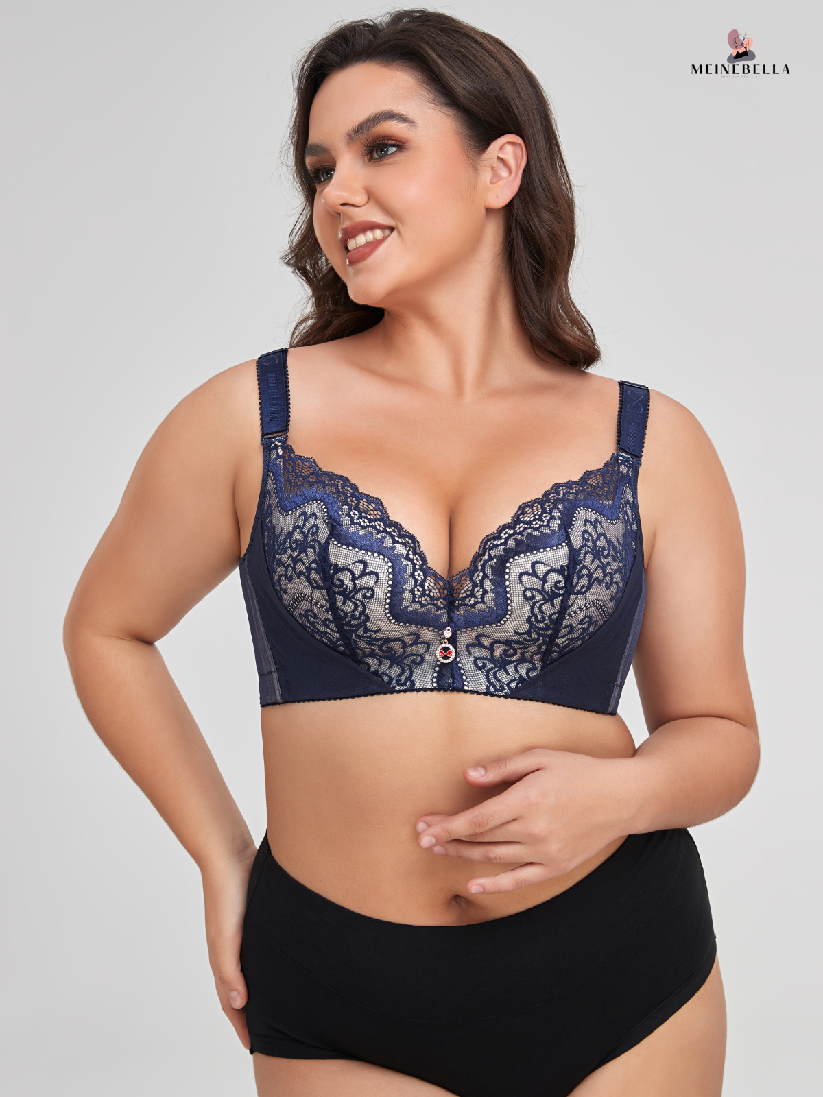 Meinebella™ | Push-Up BH mit Spitze