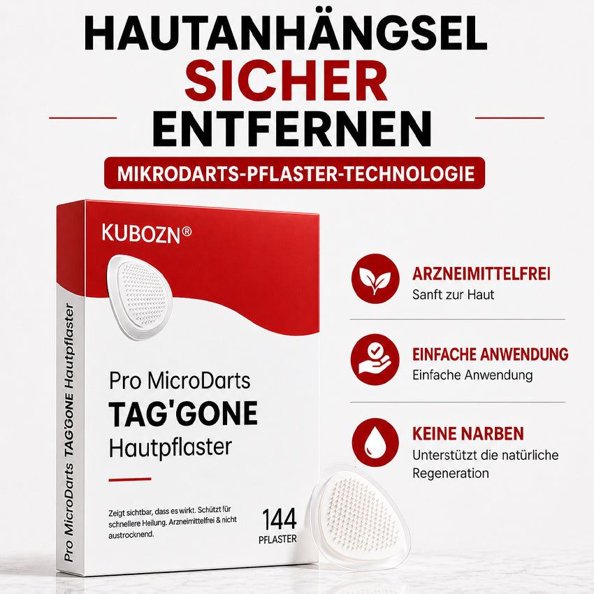 KUBOZN® Hautpflaster zur Skin-Tag-Entfernung  🅱︎