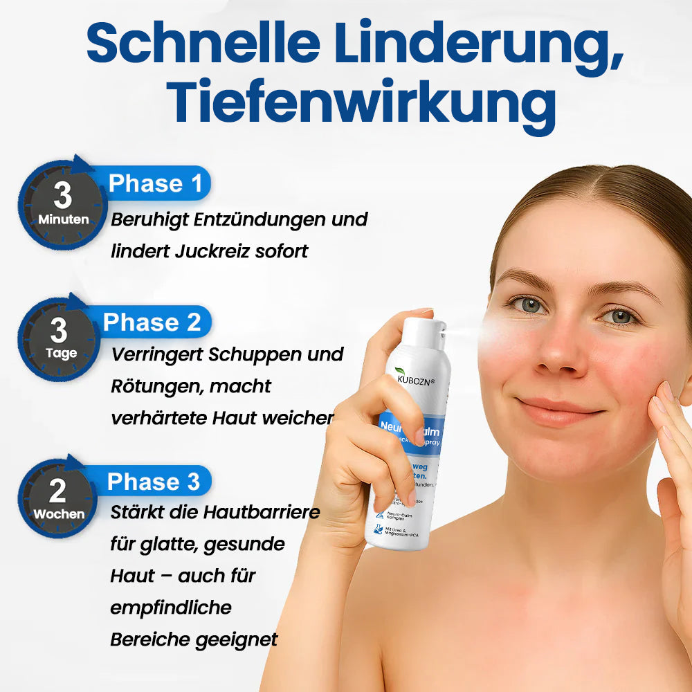 KUBOZN® | Magnesium Kräuter-Spray für Psoriasis-neigende Haut