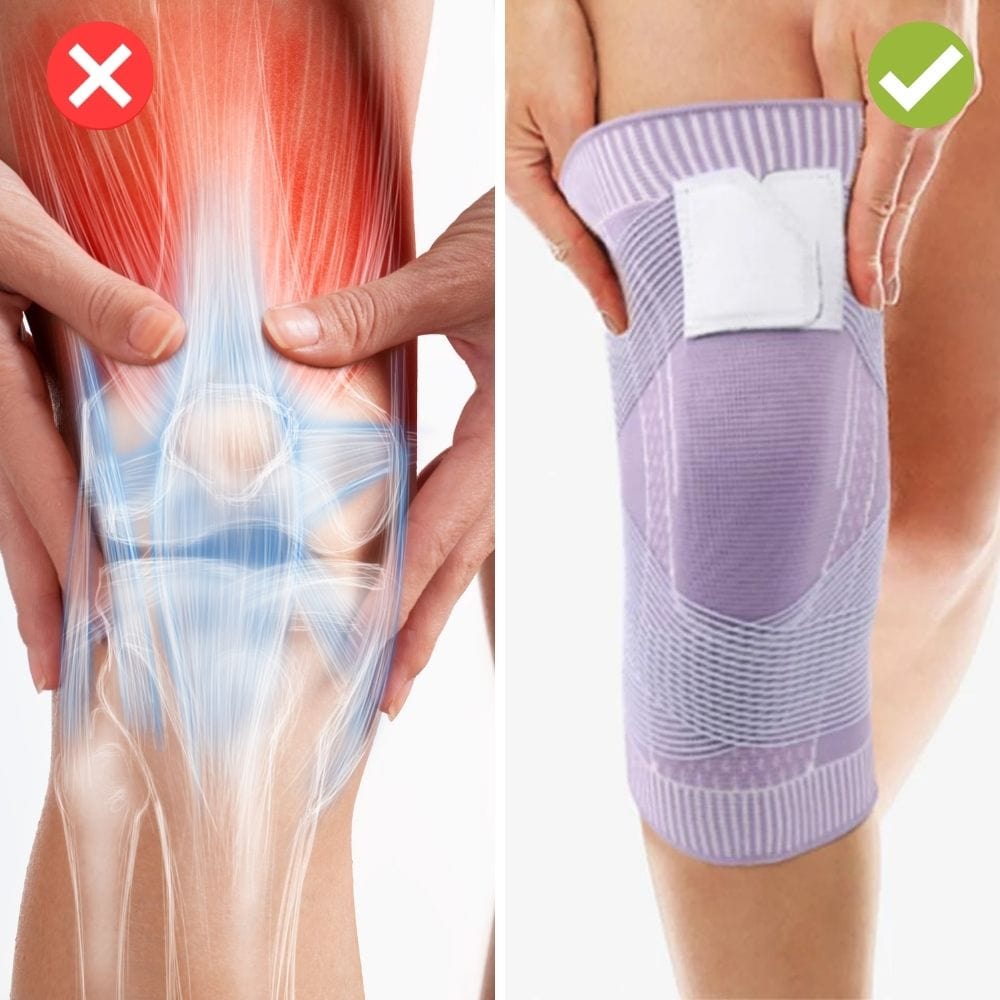 FlexiKneePro™ | Orthopädische Kniebandage | Endlich schmerzfrei durchstarten und jede Bewegung genießen