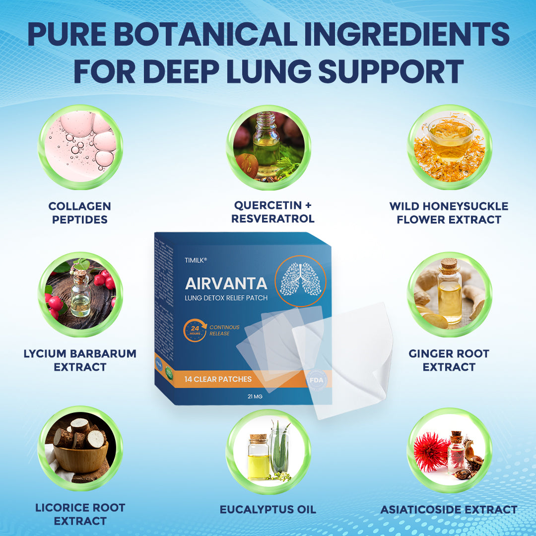 ViraLung™ Lung Detox Relief Patch – Für freie Atemwege & gesunde Lungenfunktion
