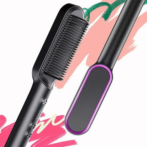 QuickGlam™ | 2-in-1 Haarstyling-Kamm für glattes & glänzendes Haar