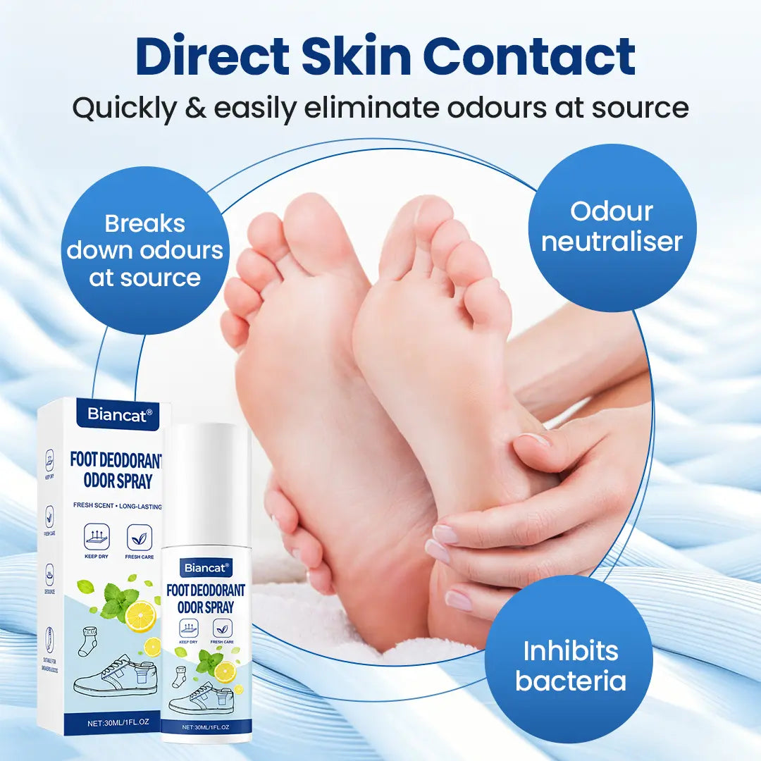 AuréFeet™ Fuß-Deodorant Spray – Gegen Fuß- & Schuhgeruch für langanhaltende Frische