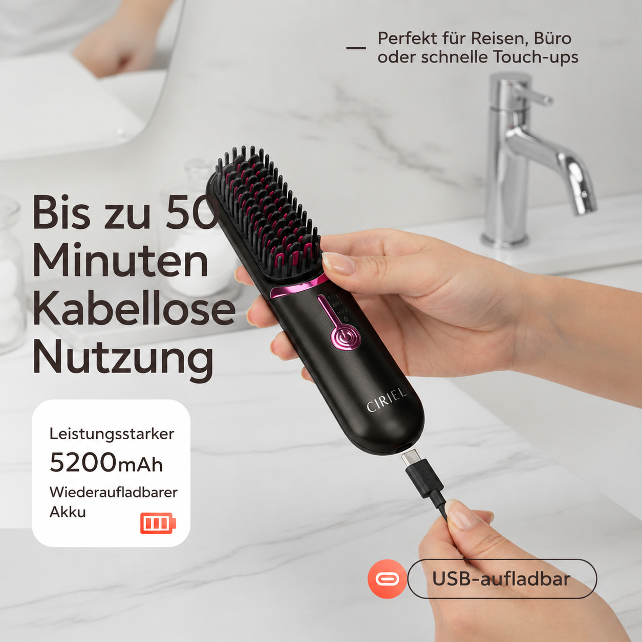 AirBrush™ Pro | Drahtlose Stylingbürste
