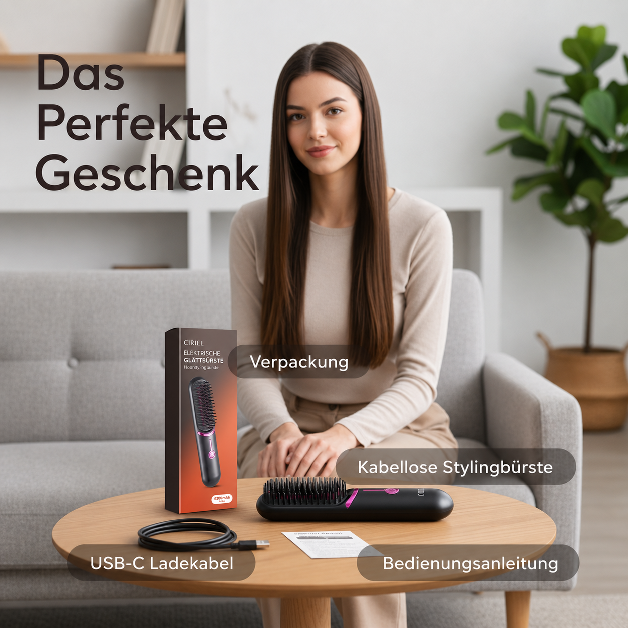 AirBrush™ Pro | Drahtlose Stylingbürste