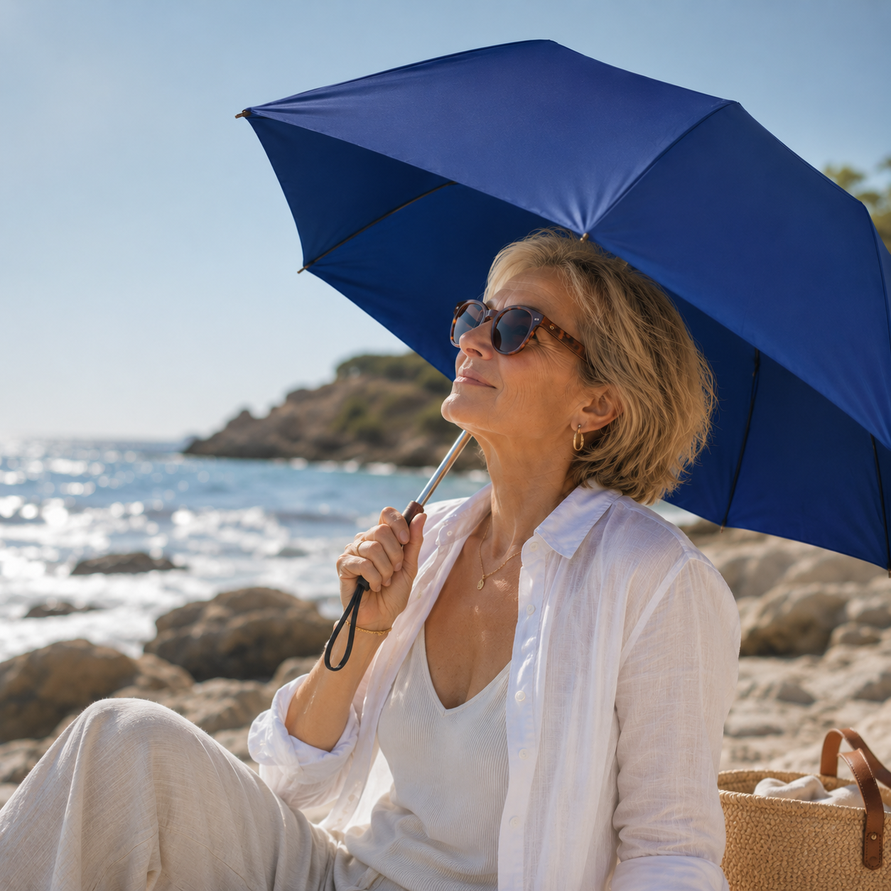 SkyShade™ | UV-Taschenschirm mit LSF 50+ Sonnen- & Regenschutz