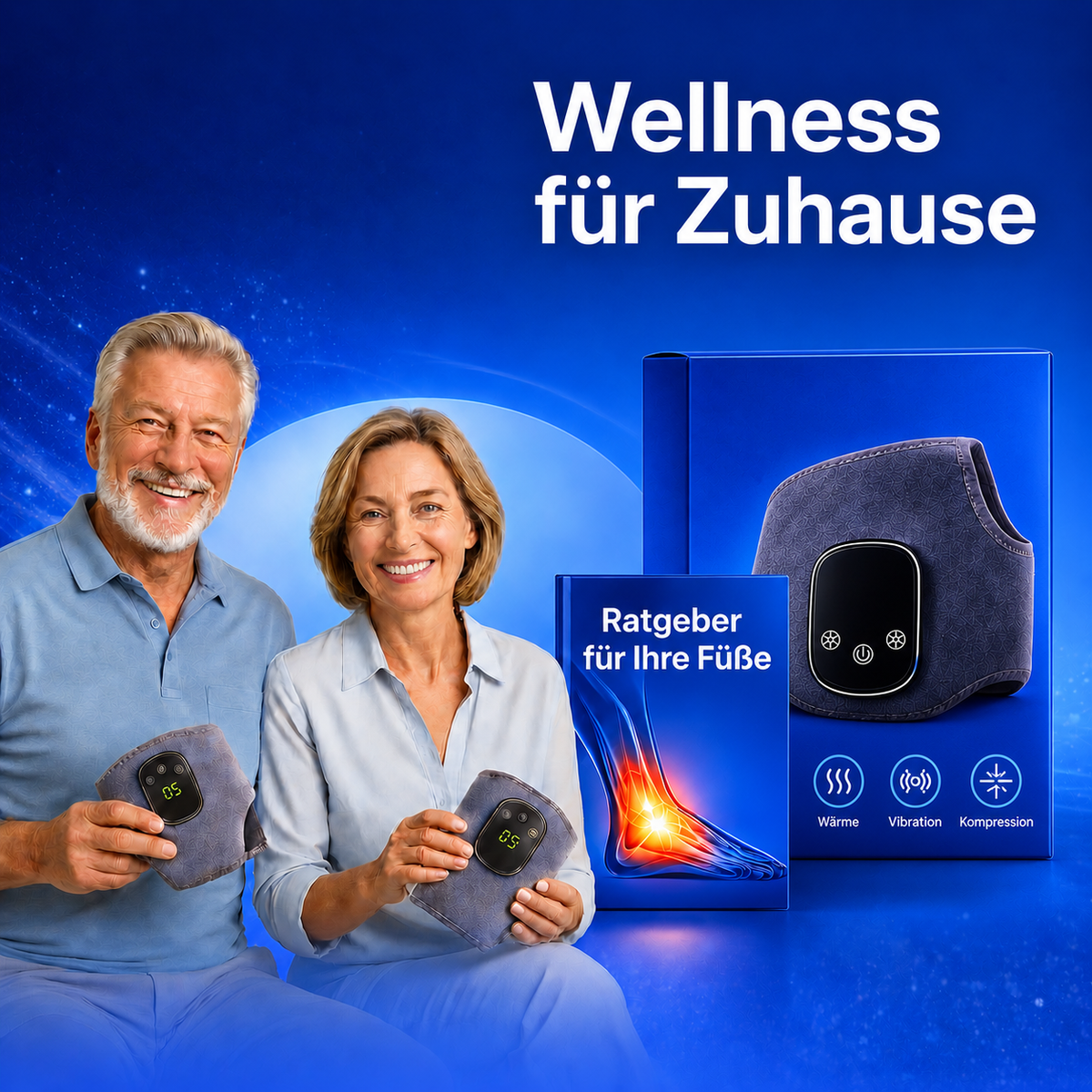 Novira™ Fußmassagegerät mit Wärme für müde Füße