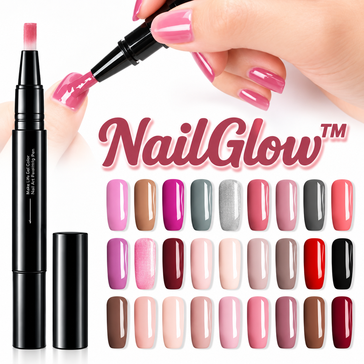 NailGlow™ Nail Art Gelstifte – Für Perfekte Designs In Sekunden
