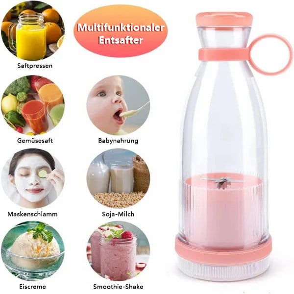 🔈🍹Bestseller Tragbarer Entsafter | Frischer Saft überall und jederzeit