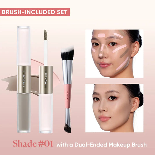 🌞50% Rabatt!✨ 2-in-1 Highlighter & Contour Stick – Konturieren & Aufhellen in einem Schritt