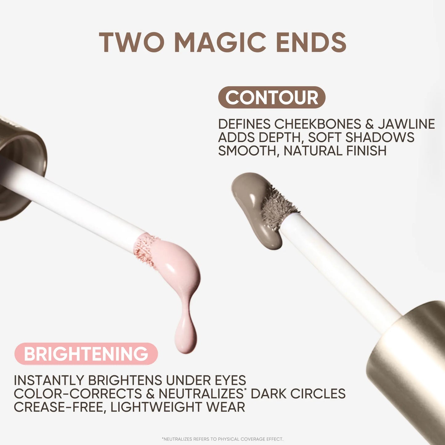 🌞50% Rabatt!✨ 2-in-1 Highlighter & Contour Stick – Konturieren & Aufhellen in einem Schritt