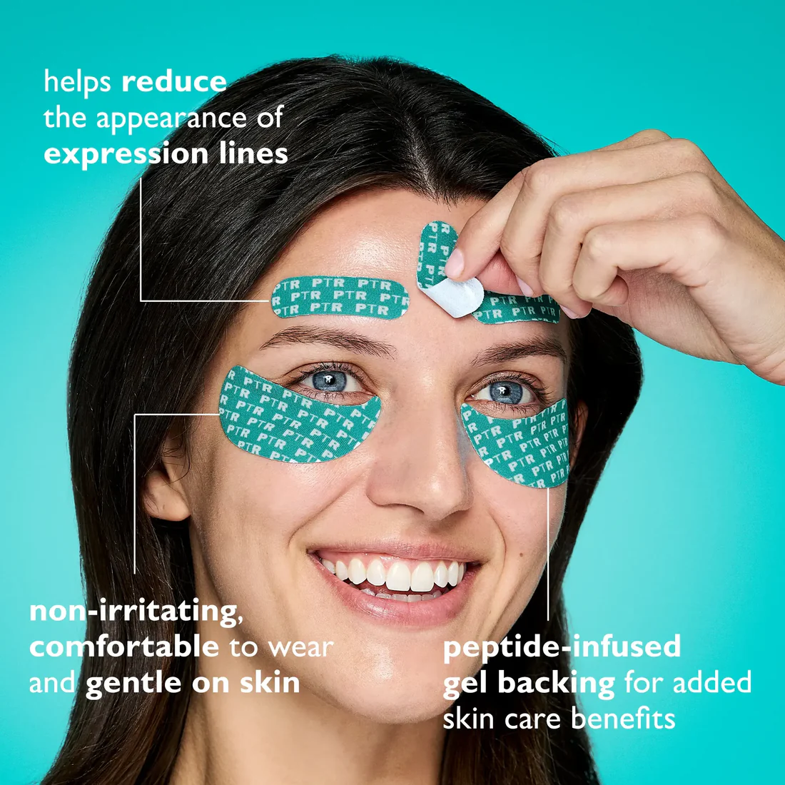Luminelle™ Peptid-Gesichts- & Augen-Tapes – Glattere Haut & weniger sichtbare Falten über Nacht