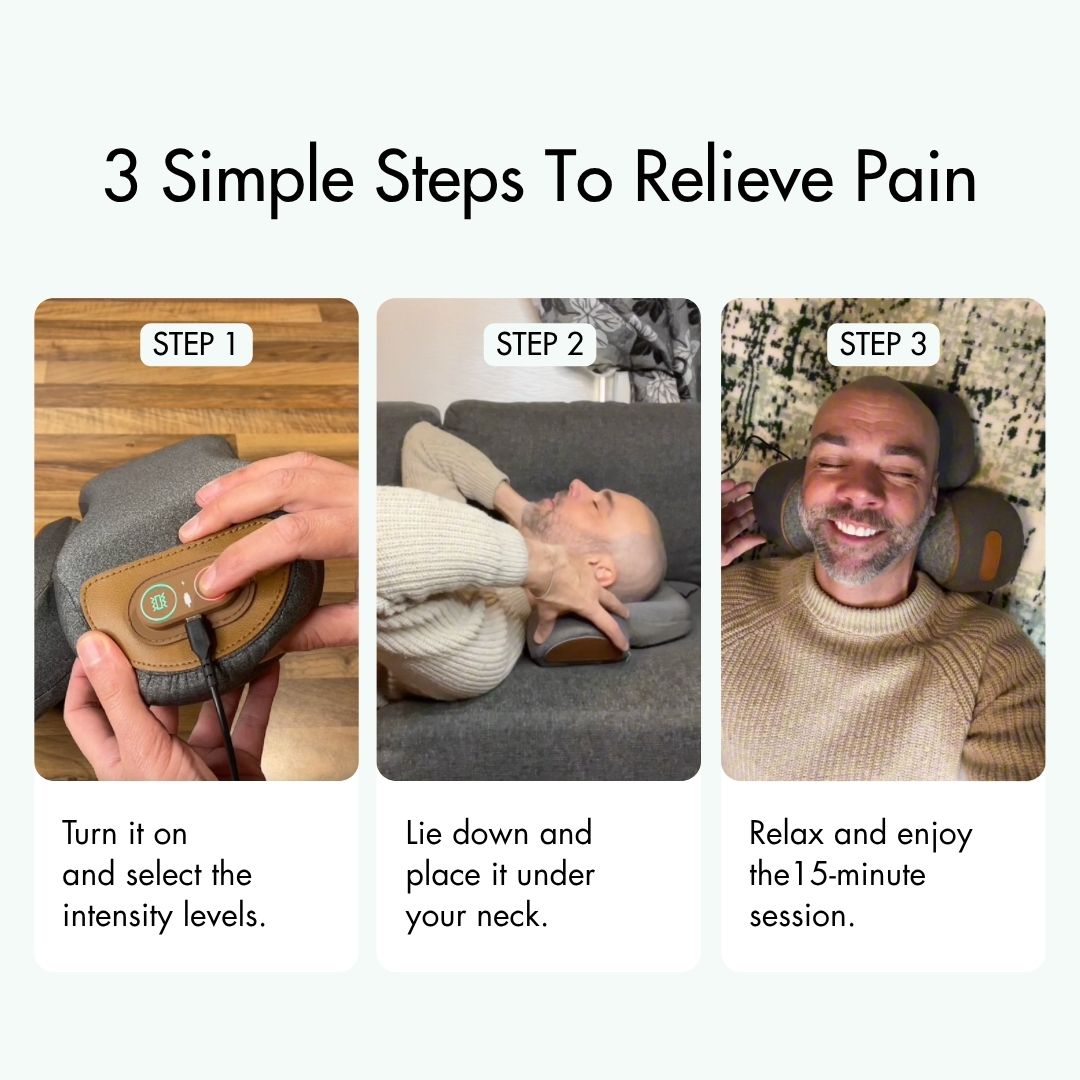 CerviRelief™ 3-in-1 Nacken-Therapiegerät – Für Spürbar Entspanntere Nackenmuskulatur Zuhause