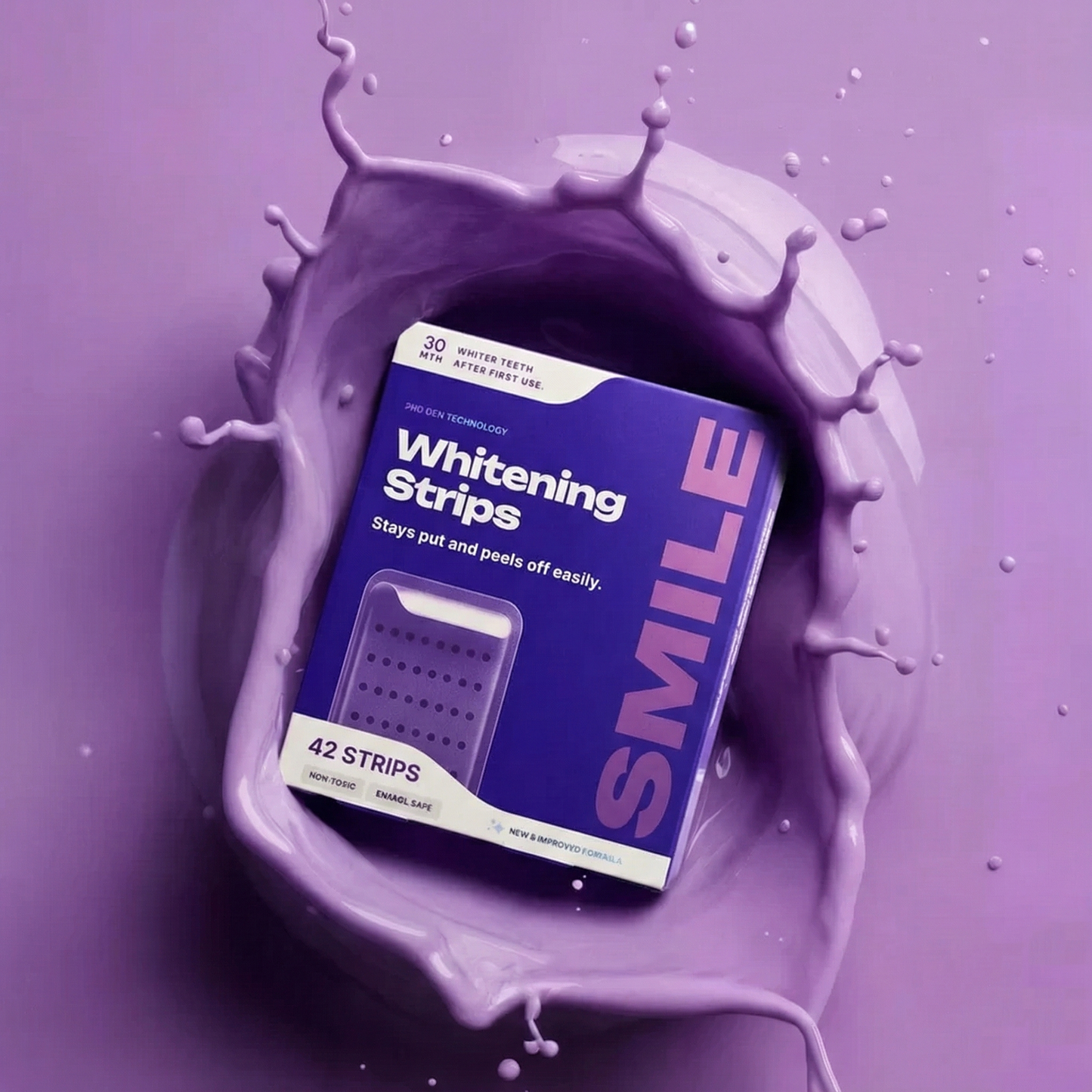 SmileViolet™ Purple Whitening Strips – Für Ein Sichtbar Strahlenderes Lächeln