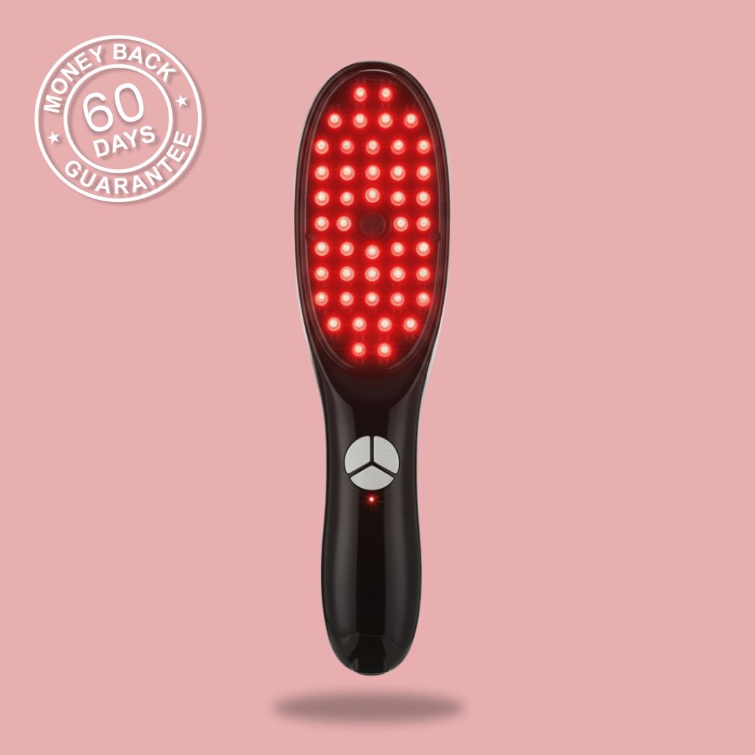 ScalpLuma™ 4-in-1 Haarerneuerungsbürste – LED-Kopfhauttherapie für kräftigeres & dichter wirkendes Haar