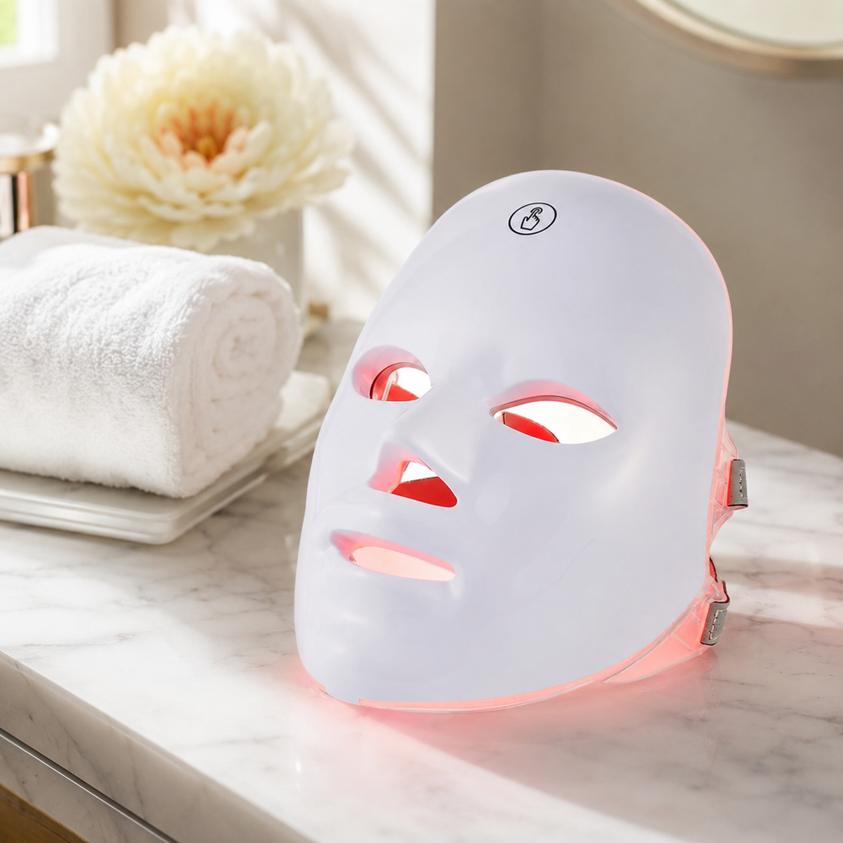 Chromalune™ 7-Farben LED-Gesichtsmaske – Für strahlendere Haut & ein Spa-Erlebnis zu Hause