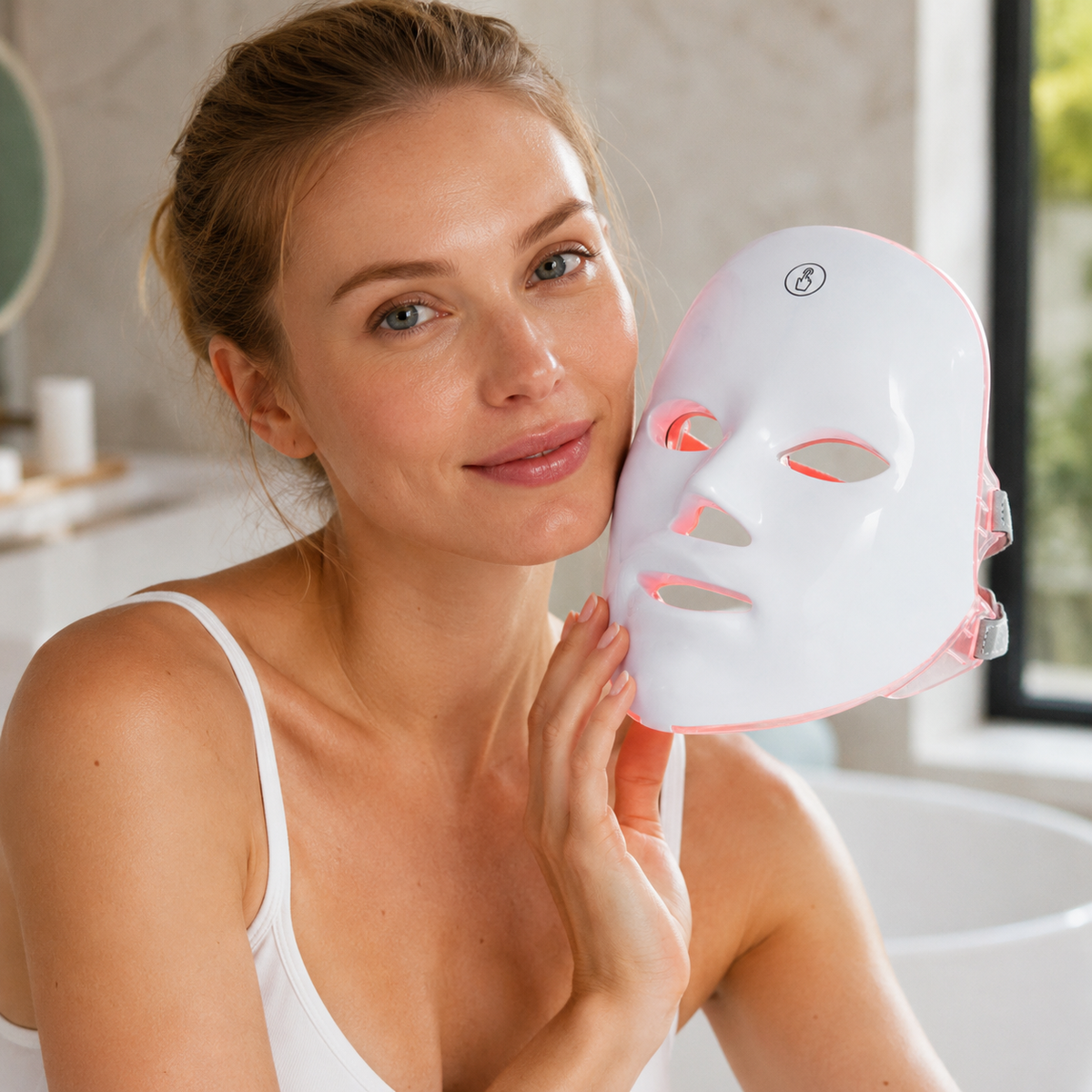 Chromalune™ 7-Farben LED-Gesichtsmaske – Für strahlendere Haut & ein Spa-Erlebnis zu Hause