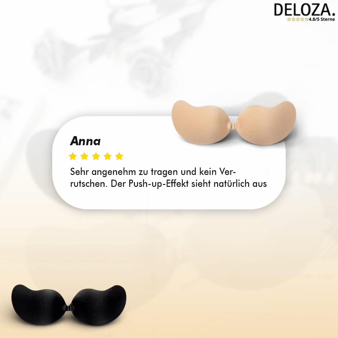 1+1 GRATIS | Liftique™ Selbstklebender Push-Up BH Trägerlos - Unsichtbar Rückenfrei