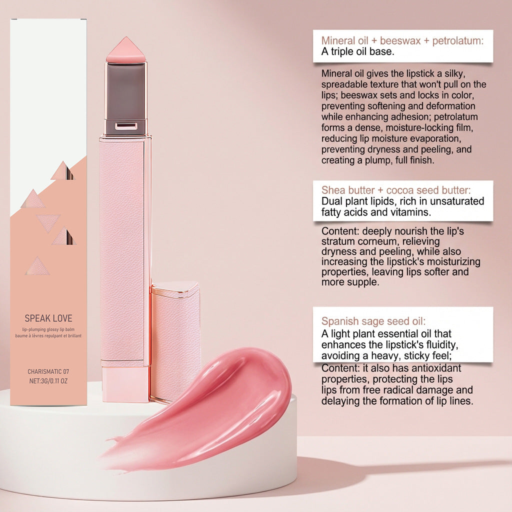 Plumpéa™ Hydratisierender Lip-Plumping-Gloss-Balsam – Voluminöse Lippen & intensiver Glanz