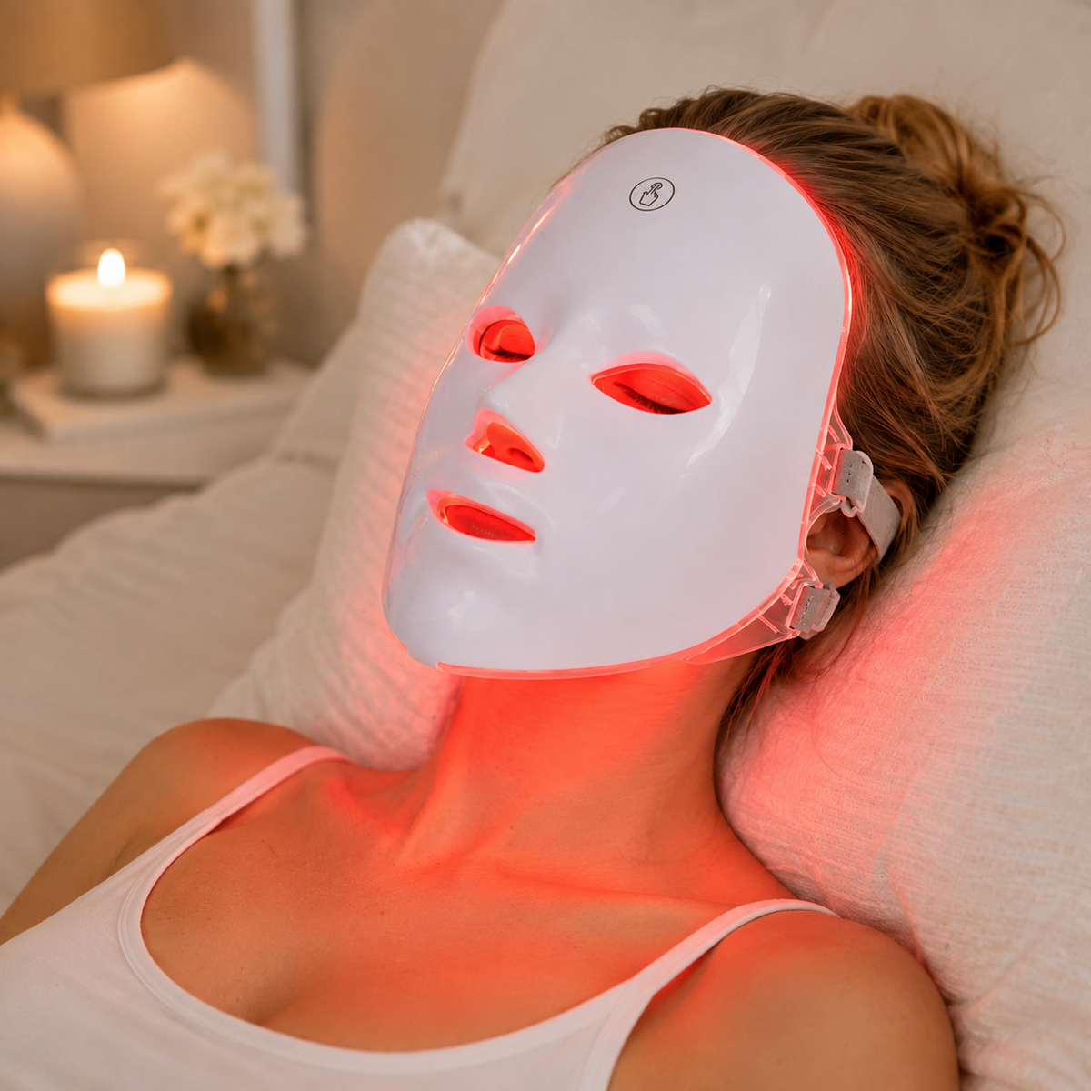 Chromalune™ 7-Farben LED-Gesichtsmaske – Für strahlendere Haut & ein Spa-Erlebnis zu Hause