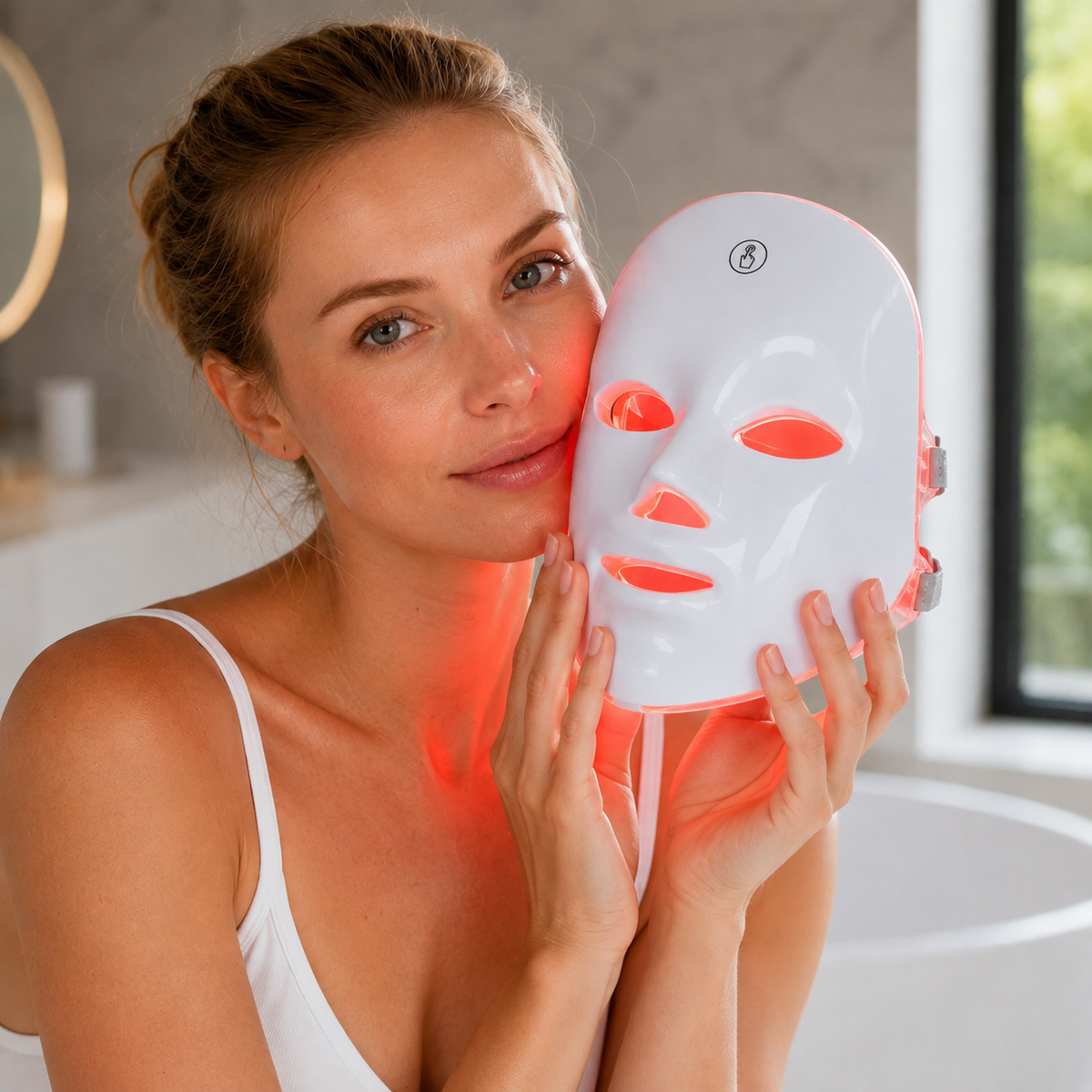 Chromalune™ 7-Farben LED-Gesichtsmaske – Für strahlendere Haut & ein Spa-Erlebnis zu Hause