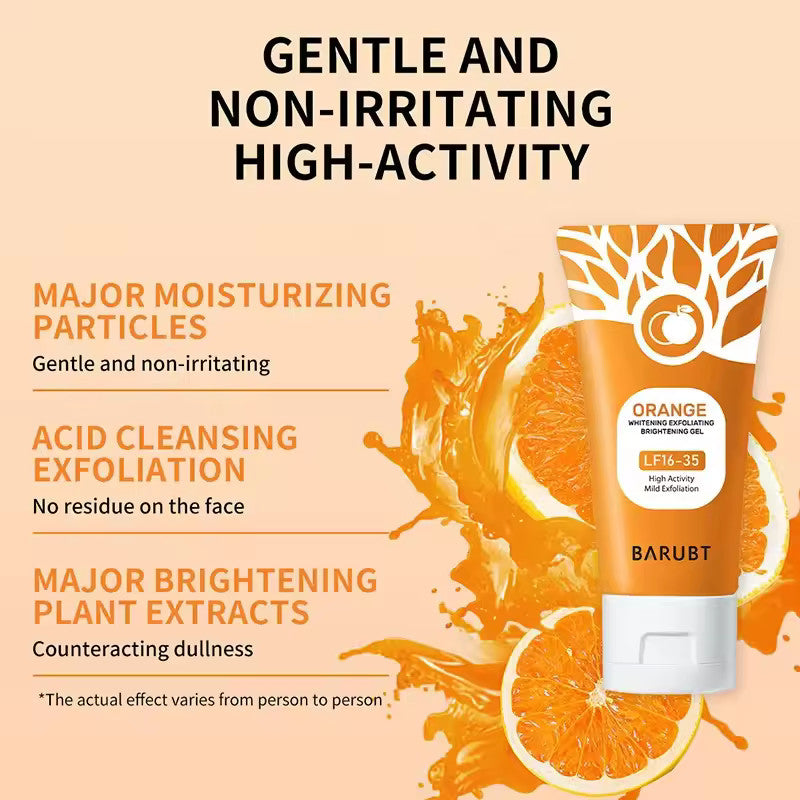🔥 50% RABATT | OrangeGlow™ Exfoliating Gel – Sanftes Enzym-Peeling für strahlende Haut