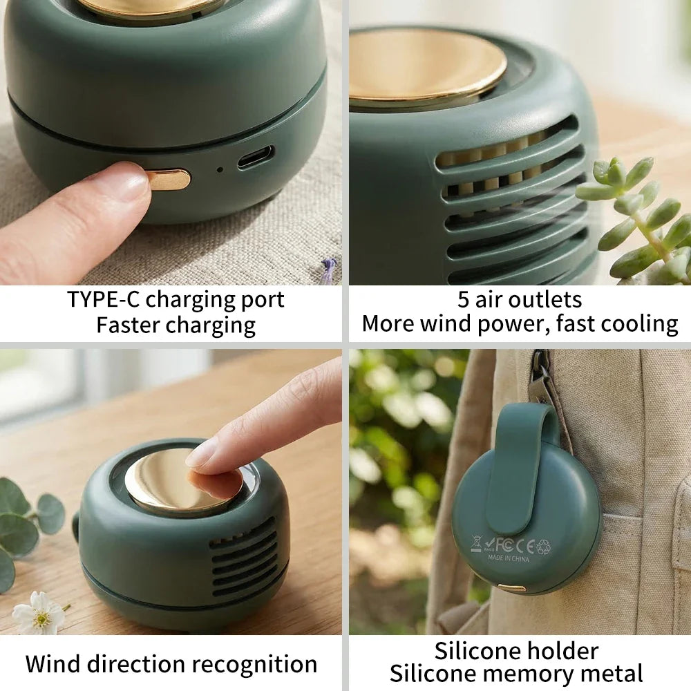 🌬️💧 Tragbarer Mini-Ventilator – Sofortige Abkühlung, perfekt für den Sommer 🌞