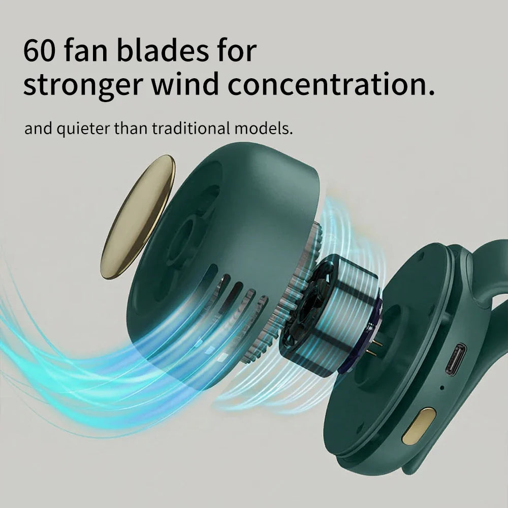 🌬️💧 Tragbarer Mini-Ventilator – Sofortige Abkühlung, perfekt für den Sommer 🌞