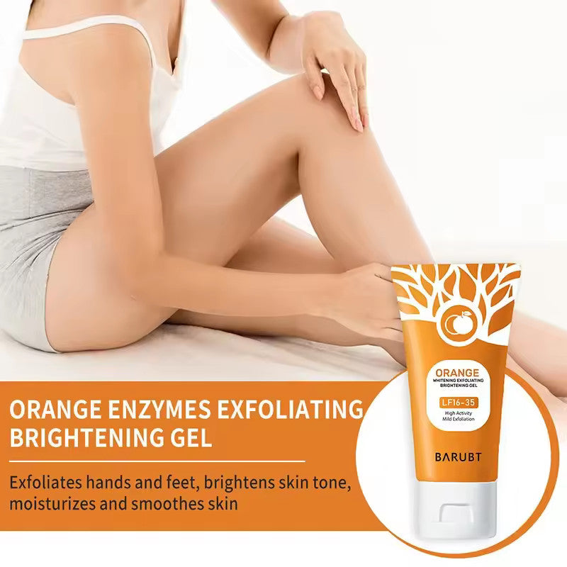 🔥 50% RABATT | OrangeGlow™ Exfoliating Gel – Sanftes Enzym-Peeling für strahlende Haut