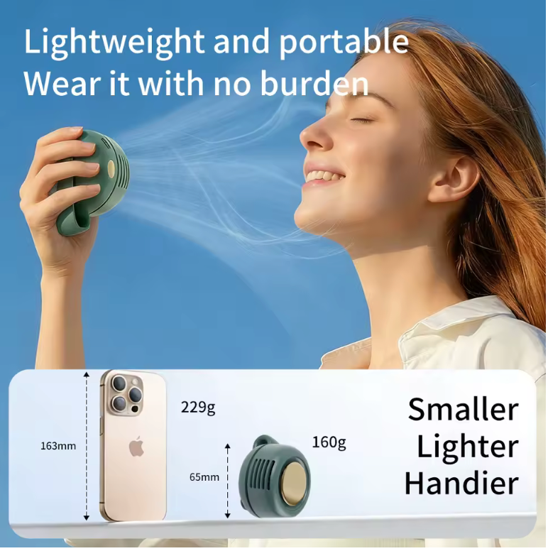 🌬️💧 Tragbarer Mini-Ventilator – Sofortige Abkühlung, perfekt für den Sommer 🌞