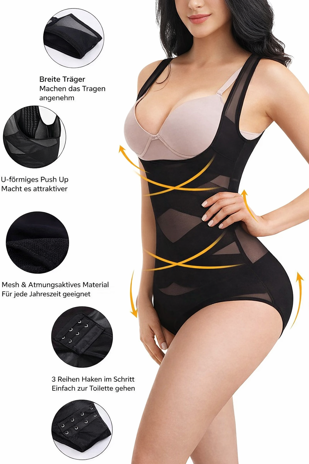 ShapeLuxe™ | Shapewear Body – Für Eine Schlankere Silhouette & Flachen Bauch
