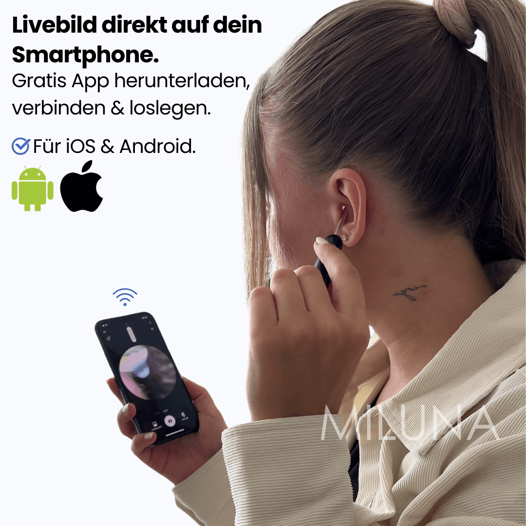 Miluna™ Intelligenter visueller Ohrreiniger