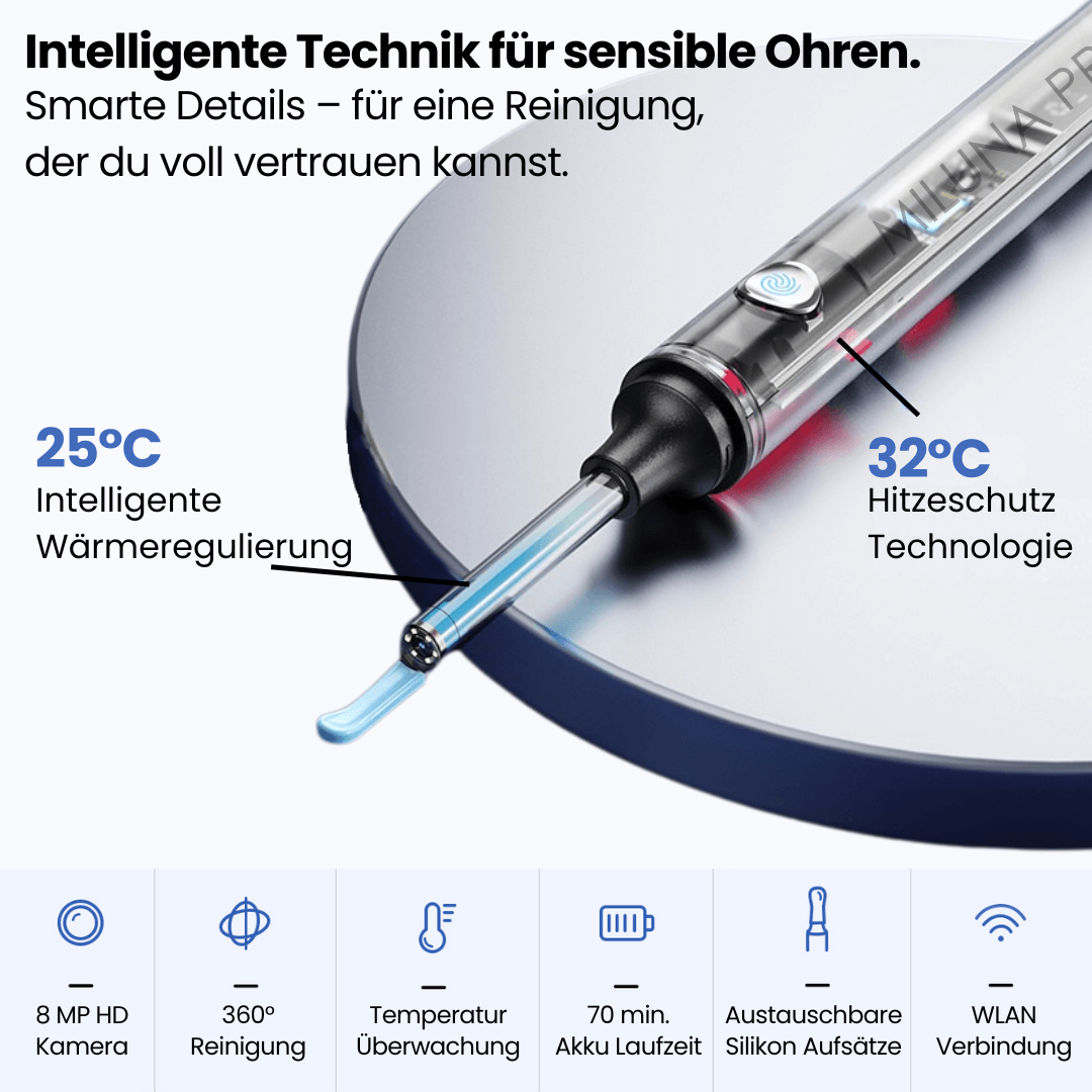 Miluna™ Intelligenter visueller Ohrreiniger