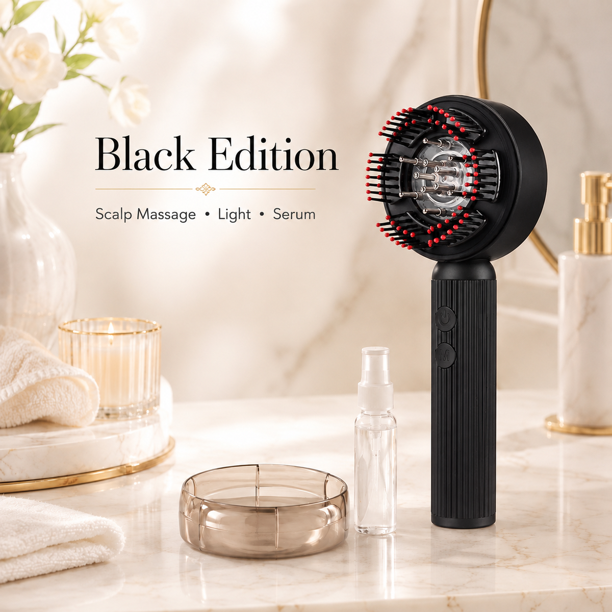 RootLisse™ LED Kopfhaut-Massagebürste – Für intensive Kopfhautpflege & eine entspannte Pflegeroutine