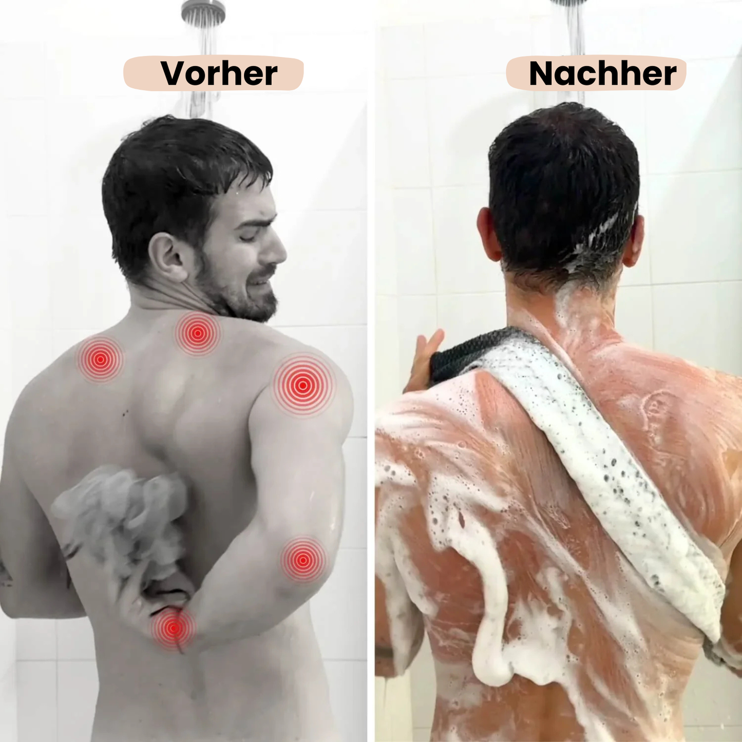 Antibakterielles Peeling-Tuch