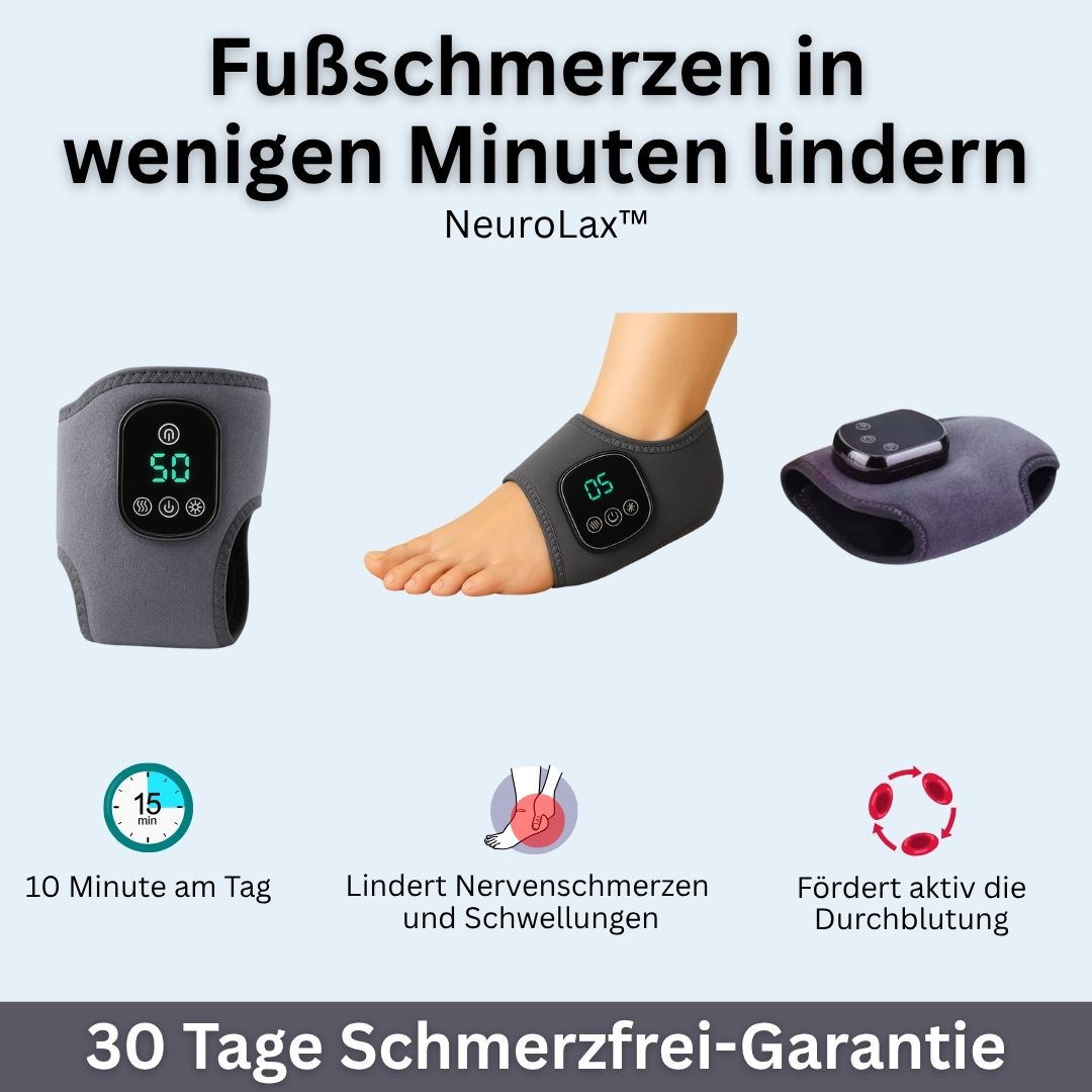 NeuroLax™ Fußmassagegerät mit Wärme & Mikrovibration