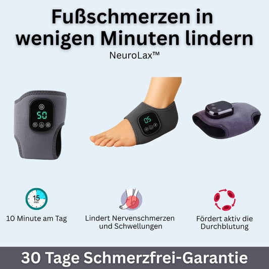 NeuroLax™ Fußmassagegerät mit Wärme & Mikrovibration