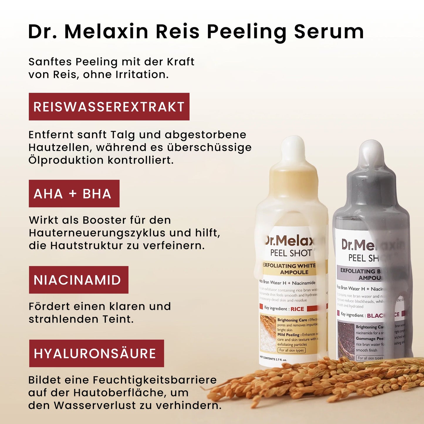 Poren-Reset-Serum (Reis Peeling)