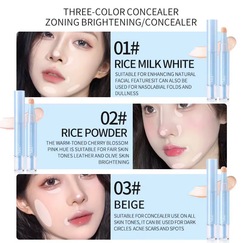 Lunavera™ 3-in-1 Concealer-Stift für Augenringe, Unreinheiten & einen ebenmäßigen Teint